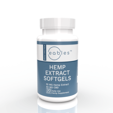 Eables Broad Spectrum Hemp Extract Softgels 40mg